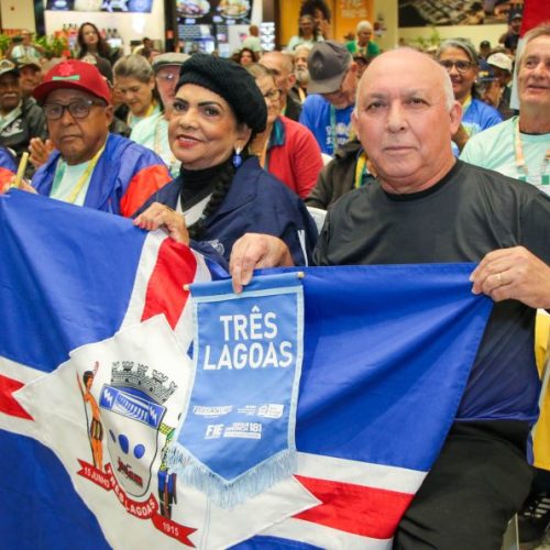 Jogos da Melhor Idade são oficialmente abertos em Três Lagoas e reúnem atletas de dezenas de municípios