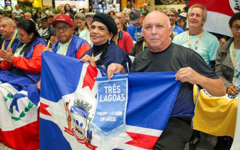 Jogos da Melhor Idade são oficialmente abertos em Três Lagoas e reúnem atletas de dezenas de municípios